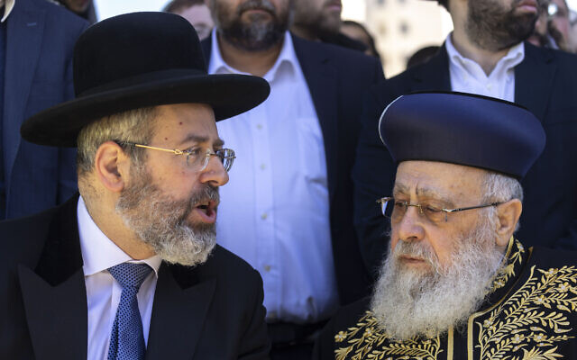 Chief rabbis slam conversion reform legislation as divisive
