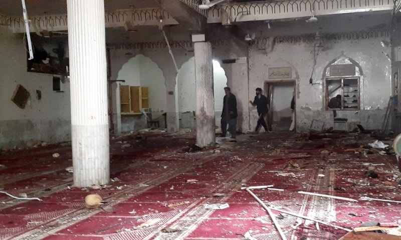 Suicide blast inside a Shia mosque in Peshawar claims 56 lives, injures more than 190