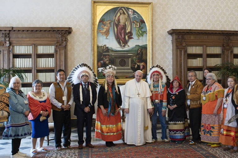 Pope Francis: Pontiff says he is ‘deeply sorry’ to Canadian residential school survivors